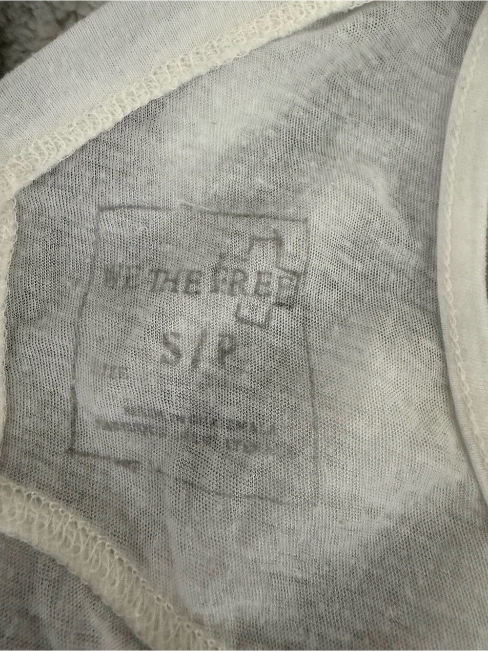 We The Free White V-Neck Tank Top - Picture 2 of 10